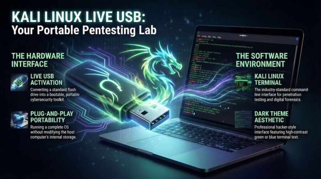 How to Install Kali Linux on a Portable Live USB