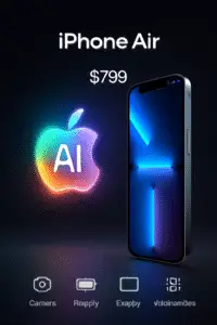 iPhone Air Revealed: Price, Features, and Apple AI Highlights