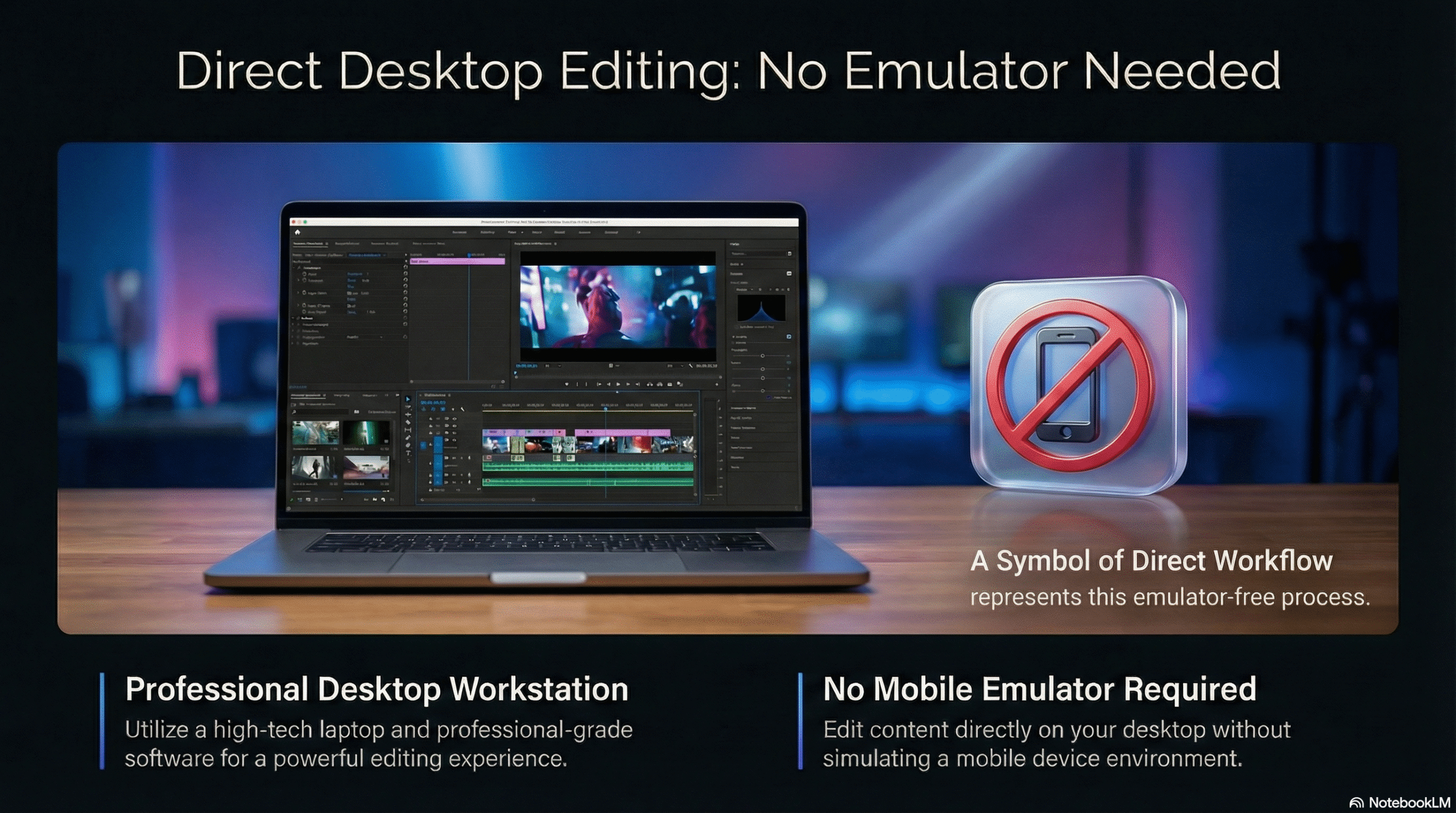 Feature image for CapCut PC guide showing professional desktop video editing workflow without using a mobile emulator.
