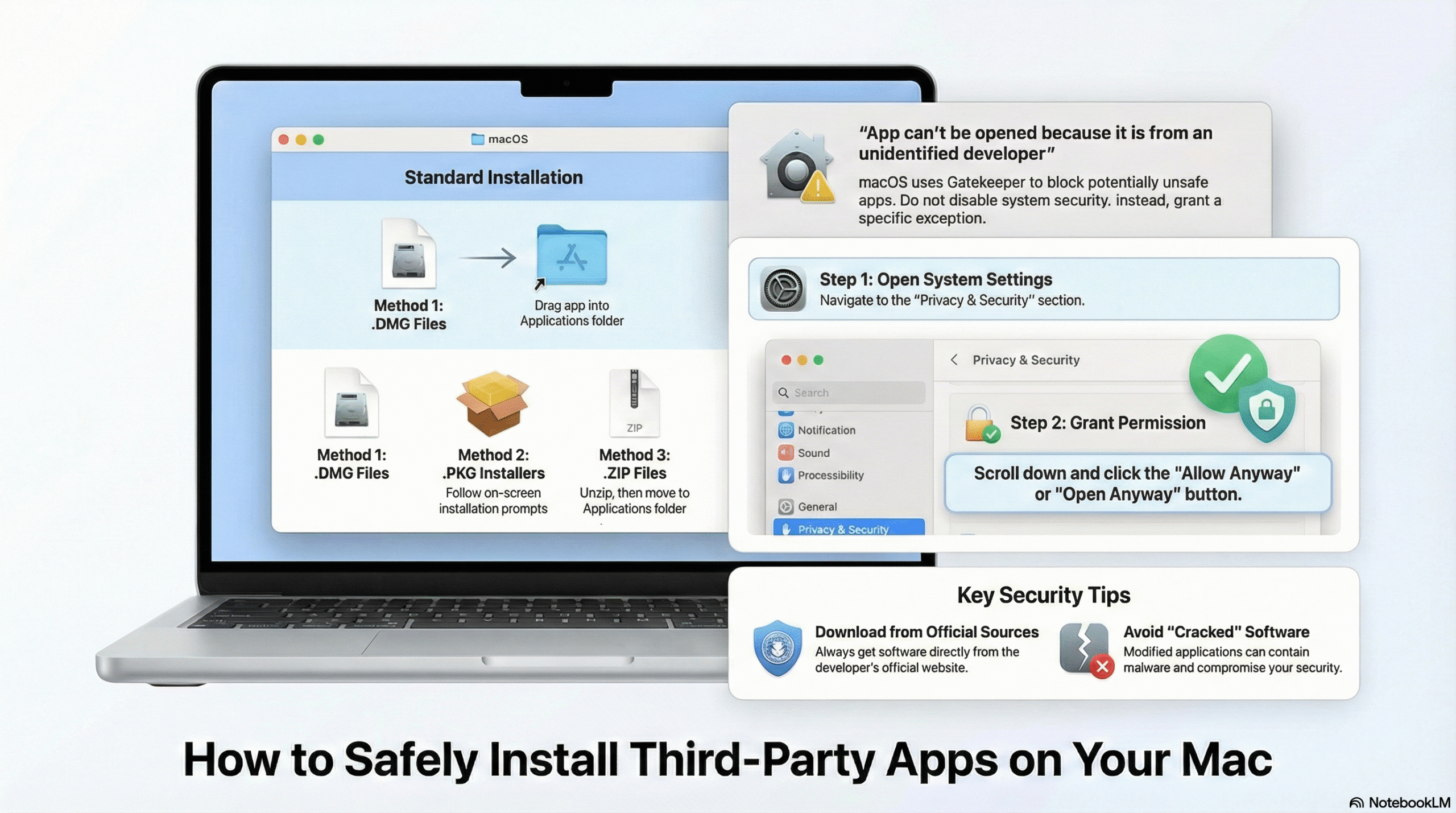 how to install third party software in mac