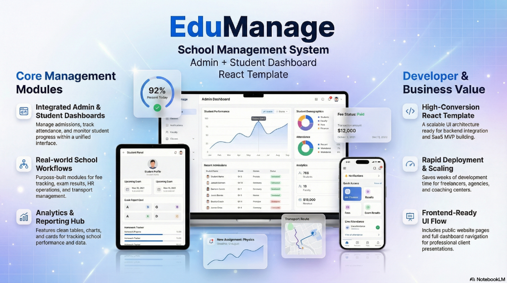 EduManage School & Student Management System