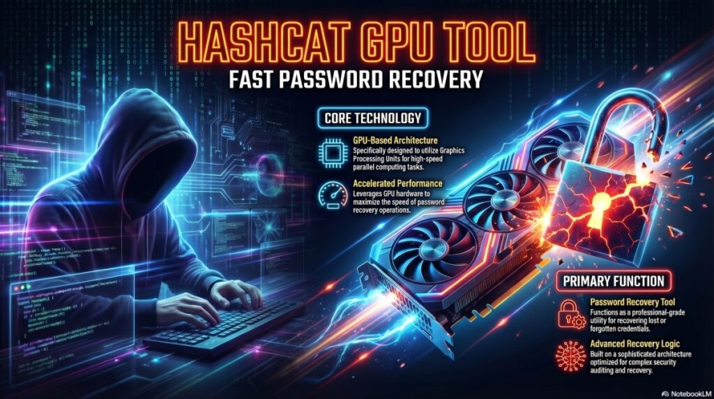 Hashcat GPU-Based Password Recovery Tool – Fast GPU Hash Cracking Guide (2026)