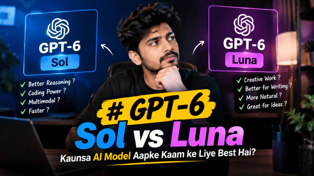 GPT-6 Sol vs Luna: Kaunsa AI Model Aapke Kaam ke Liye Best Hai?